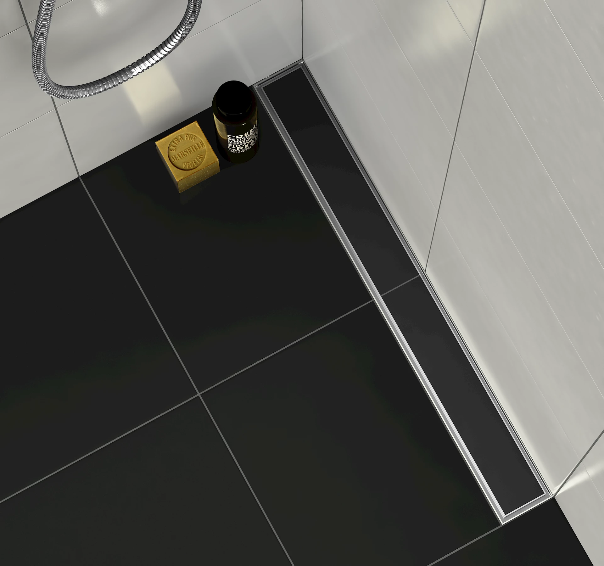 NRF3401809 - Purus Line Tile Insert 600 Ø75 sideutløp - 