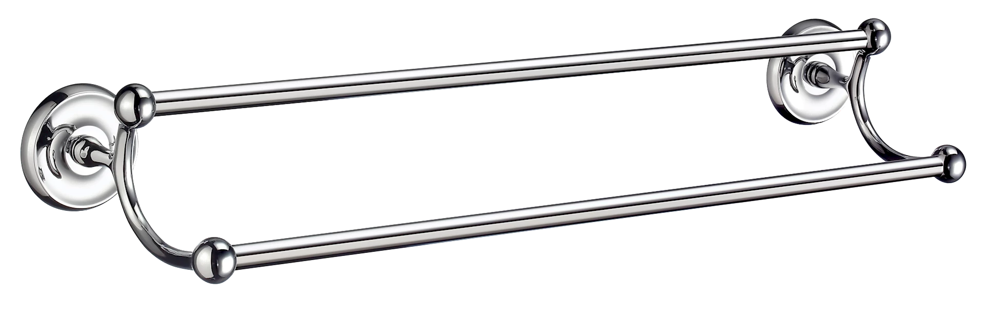 ARTK2364 - Villa dobbel håndklestang, polert krom - 