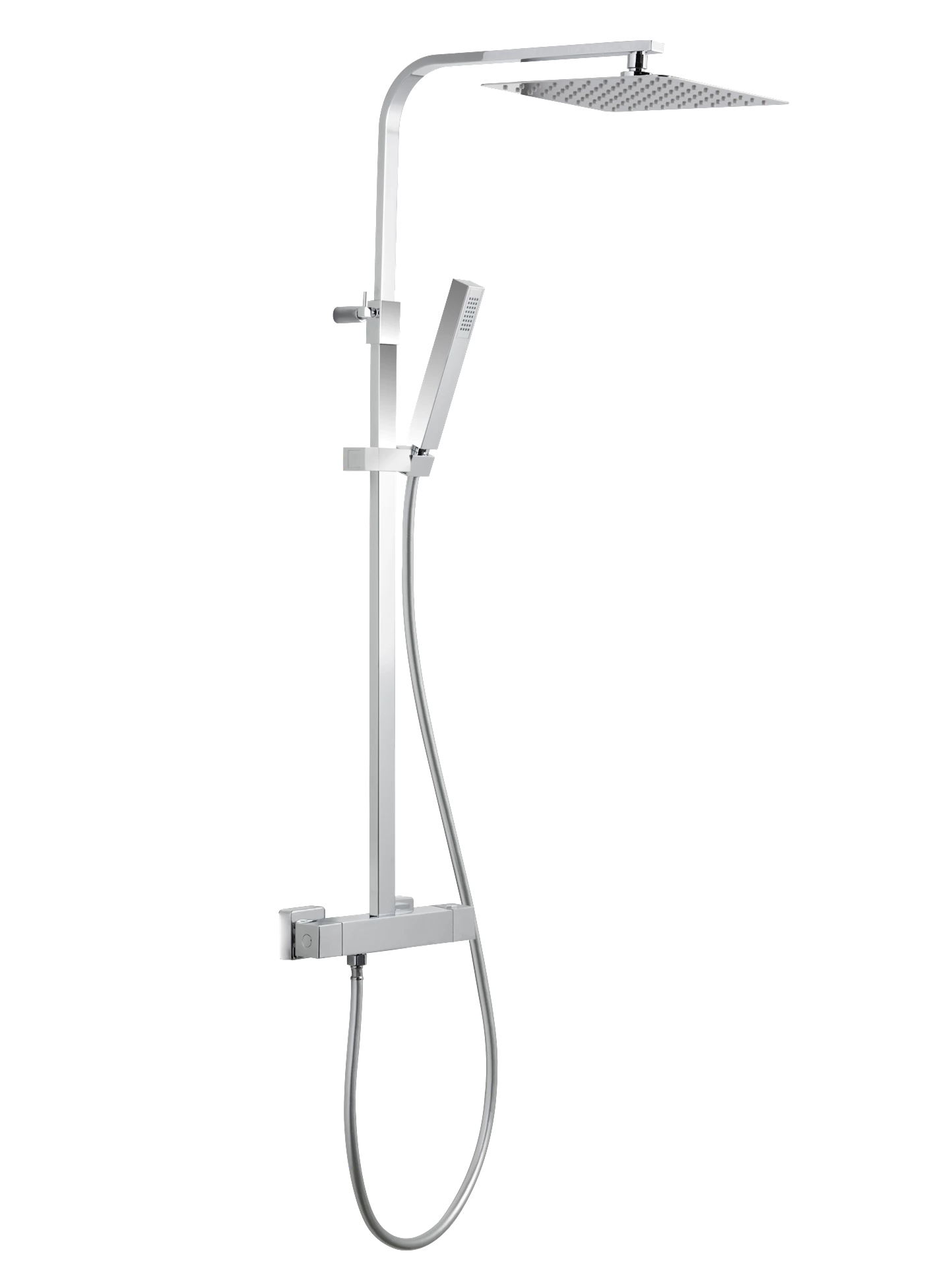 NRF4358407 - Ergo Q takdusjsett firkantet, krom - 