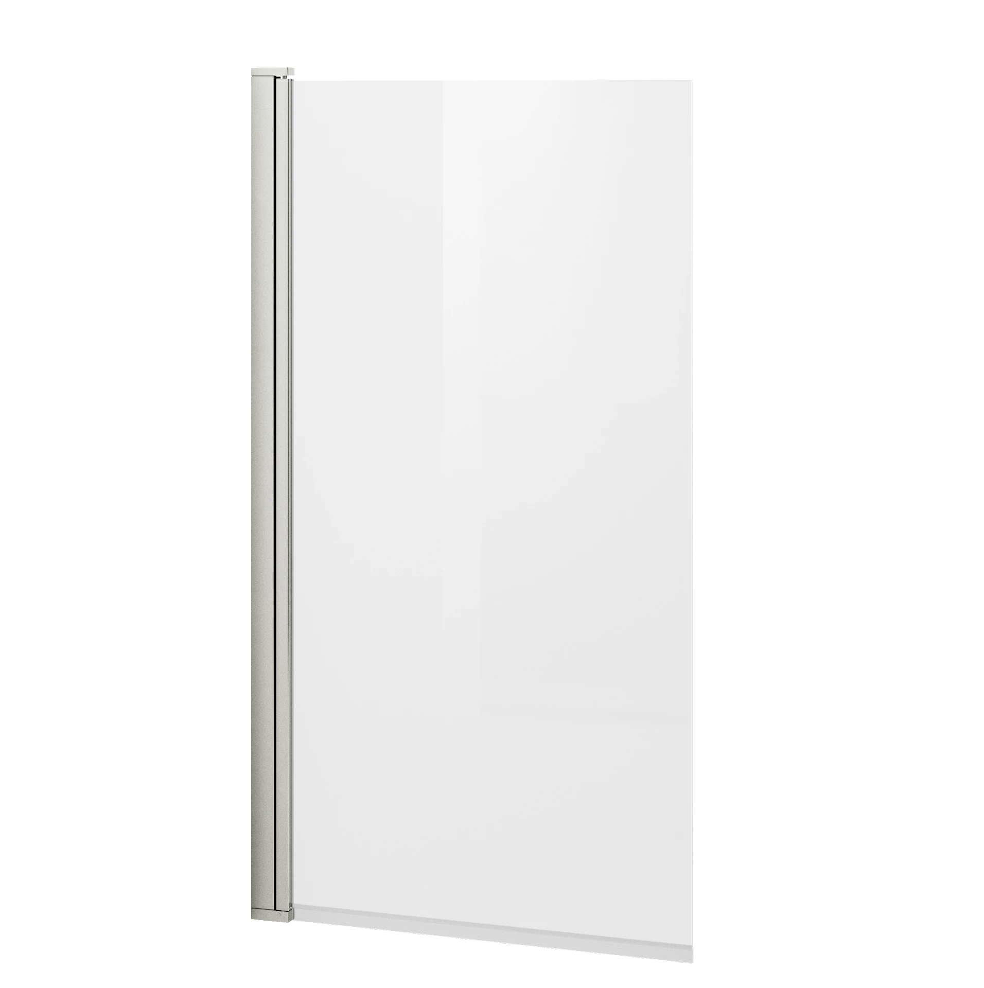 NRF6312955 - LIAM badekarsvegg, sølv/klart - 